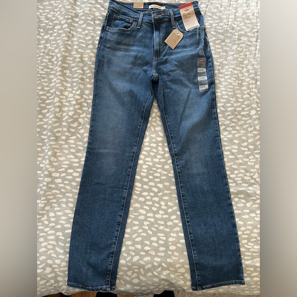 Levi’s 724 High Rise Slim Straight NWT 6 Short (28/30)